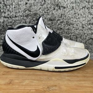 Nike Kyrie 6 Basketball Shoes Sneakers White Black Men's 7.5 CK5869-101